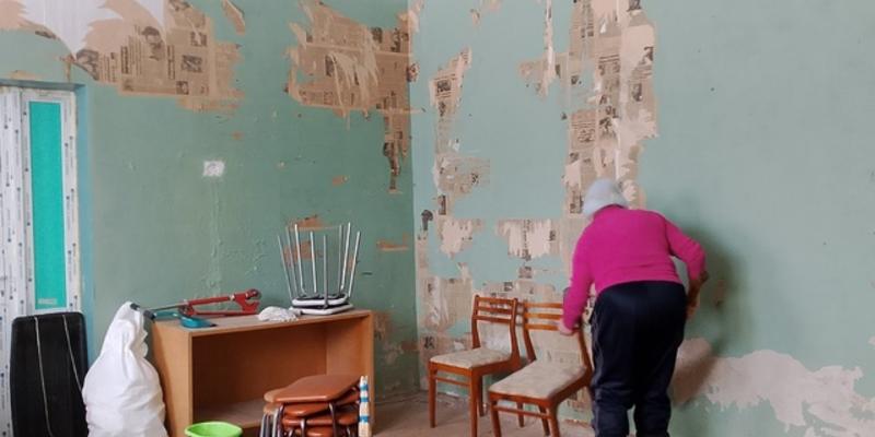 Cубботник по уборке помещений.